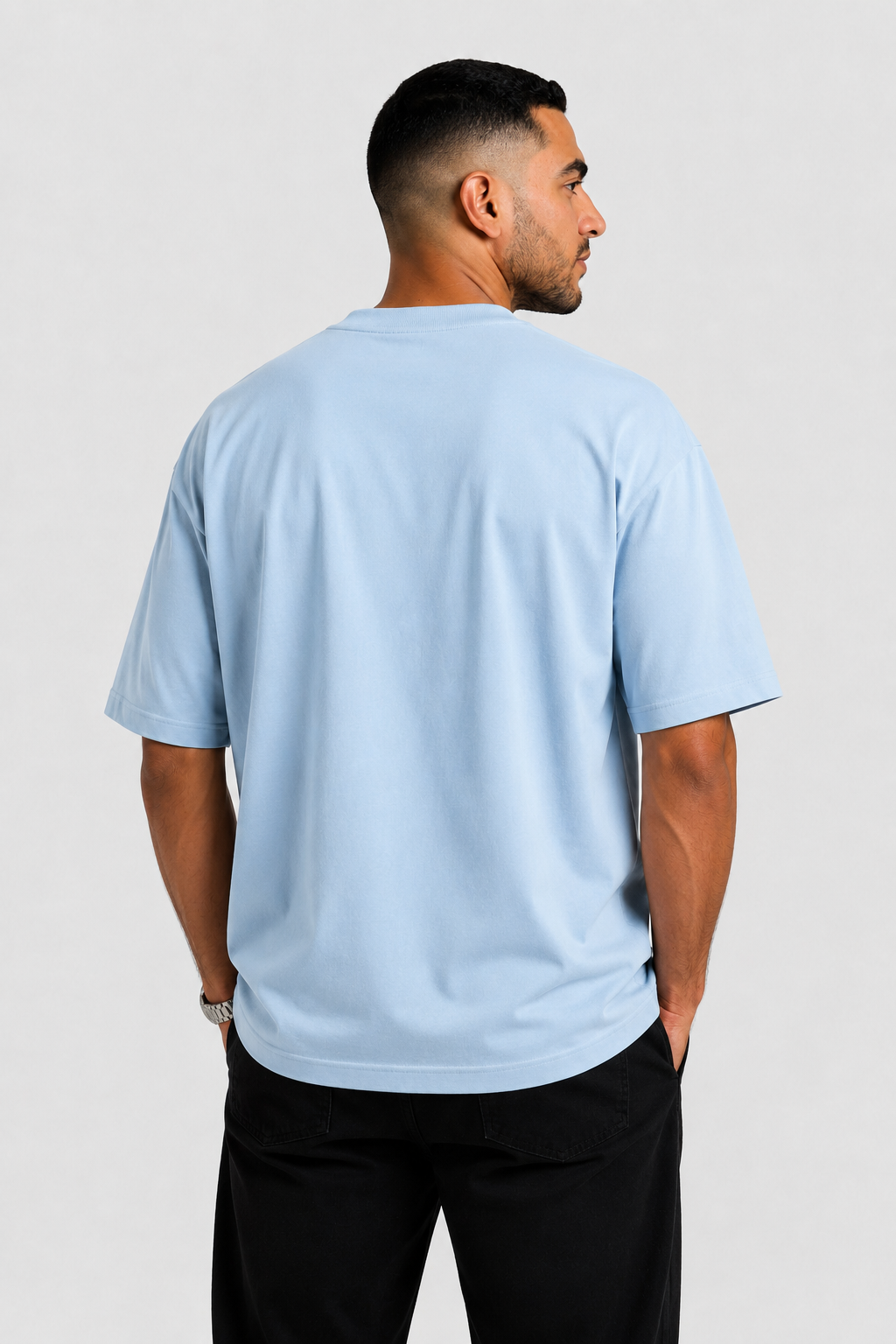 YEAH Oversized T-Shirt – Baby Blue