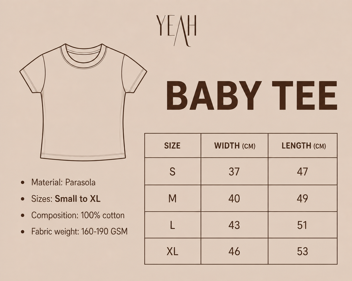 YEAH BASIC CROP TEE