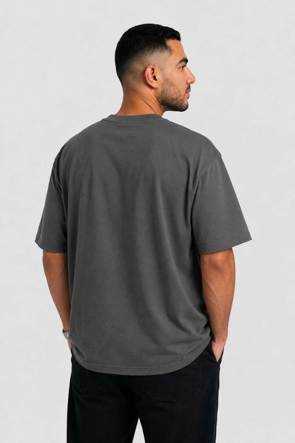 YEAH Oversized T-Shirt – Charcoal Grey