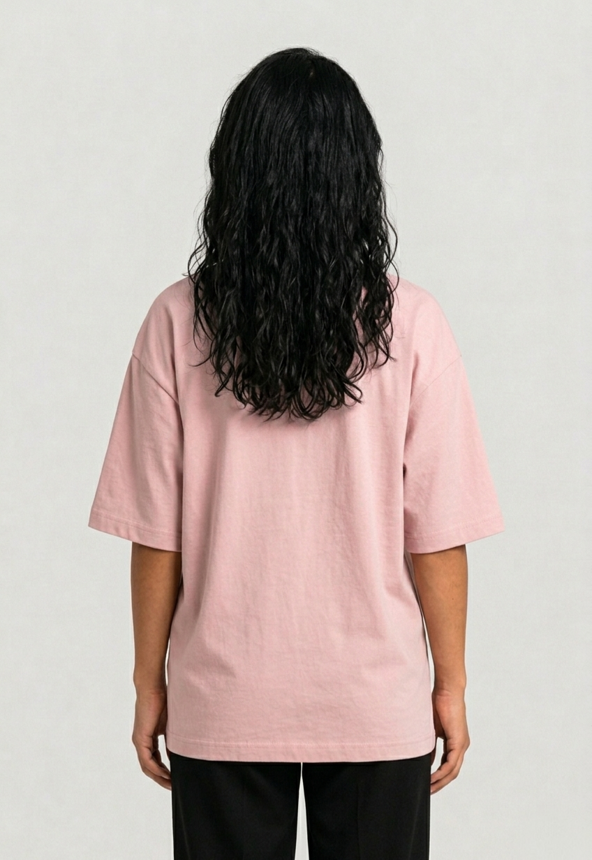 YEAH Oversized T-Shirt – Dusty Rose