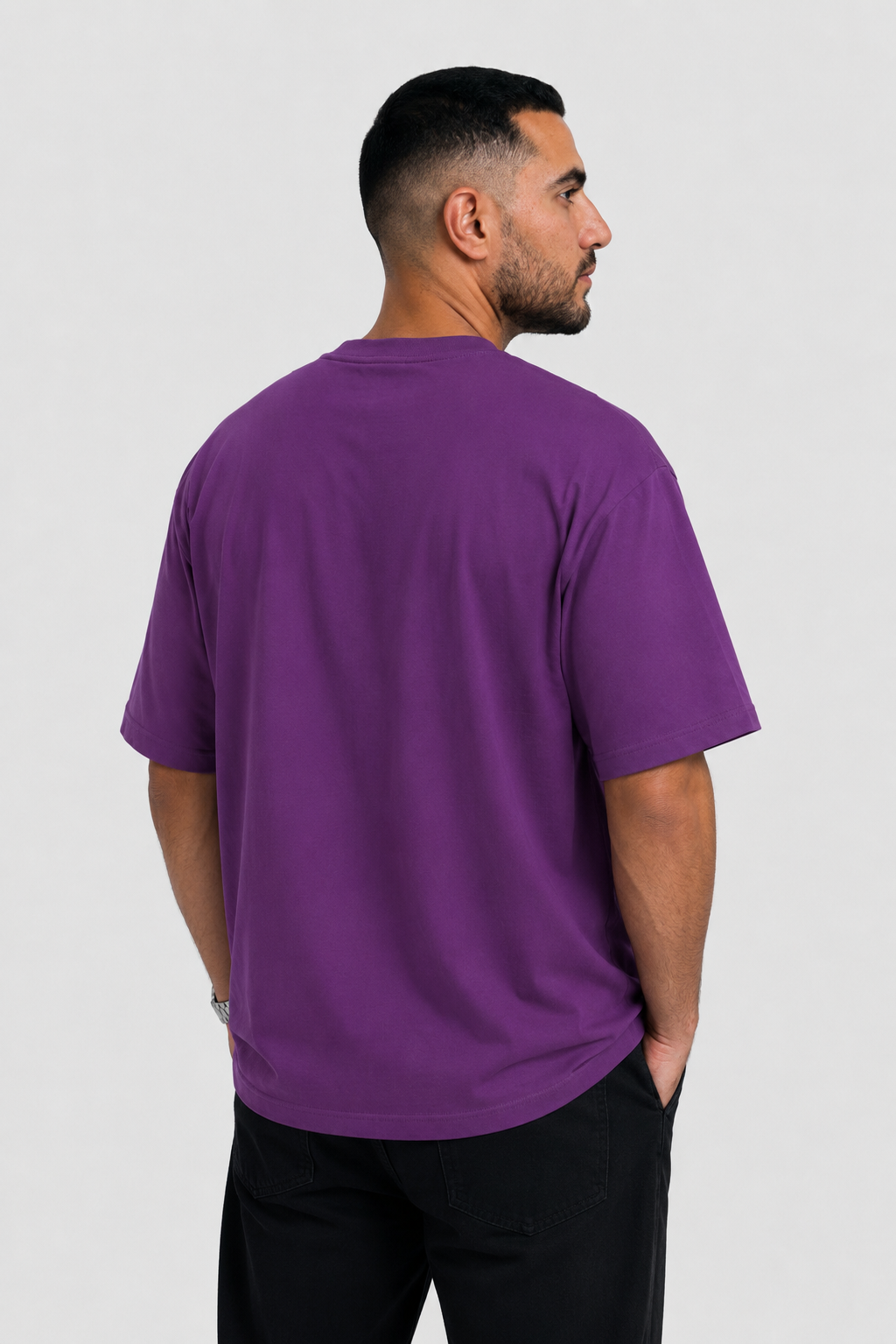 YEAH Oversized T-Shirt – Grape Purple