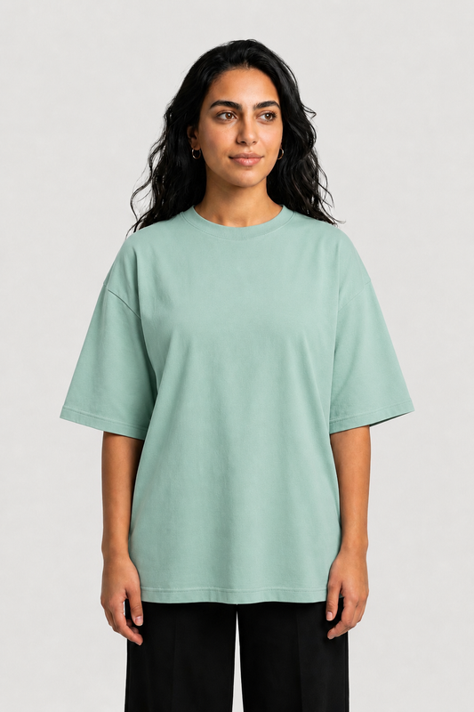 YEAH Oversized T-Shirt – Sage Green