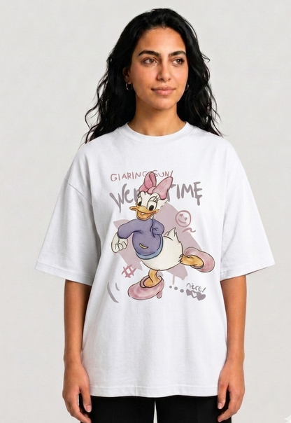 YEAH "Daisy Duck" Printed T-Shirt