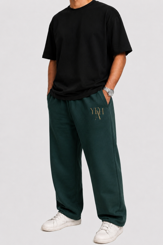 YEAH Pants – Wide Leg | Forest Green