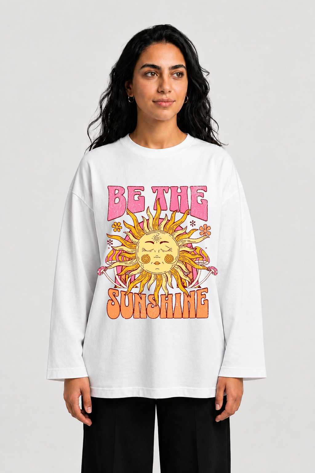 YEAH "Be The Sun" Printed T-Shirt