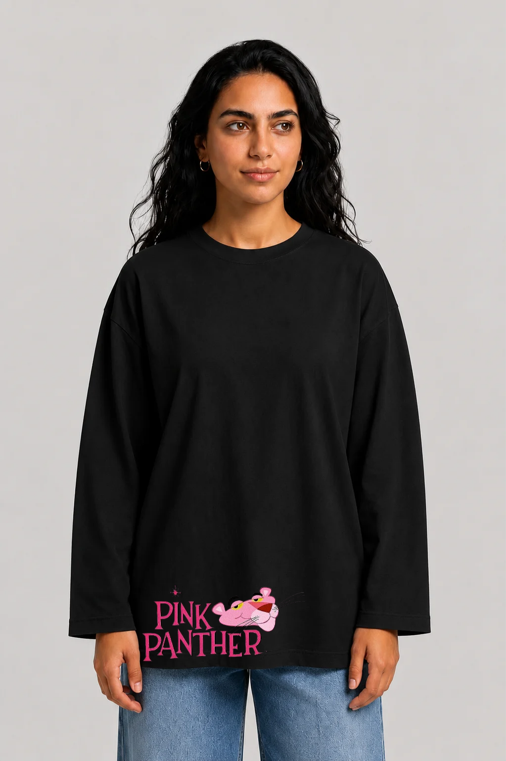 YEAH "Pink Panther" Printed Long Sleeves