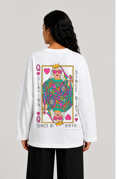 YEAH " Q Card " Printed T- Shirt
