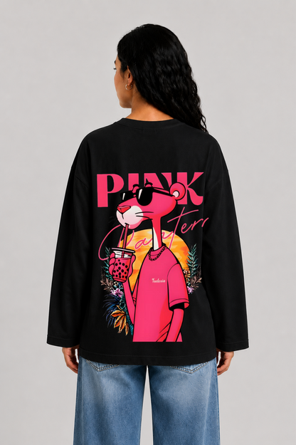 YEAH "Pink Panther" Printed Long Sleeves