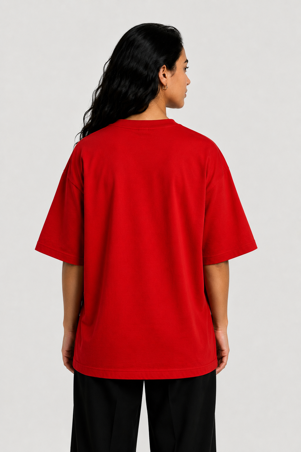 YEAH Oversized T-Shirt – Cherry Red