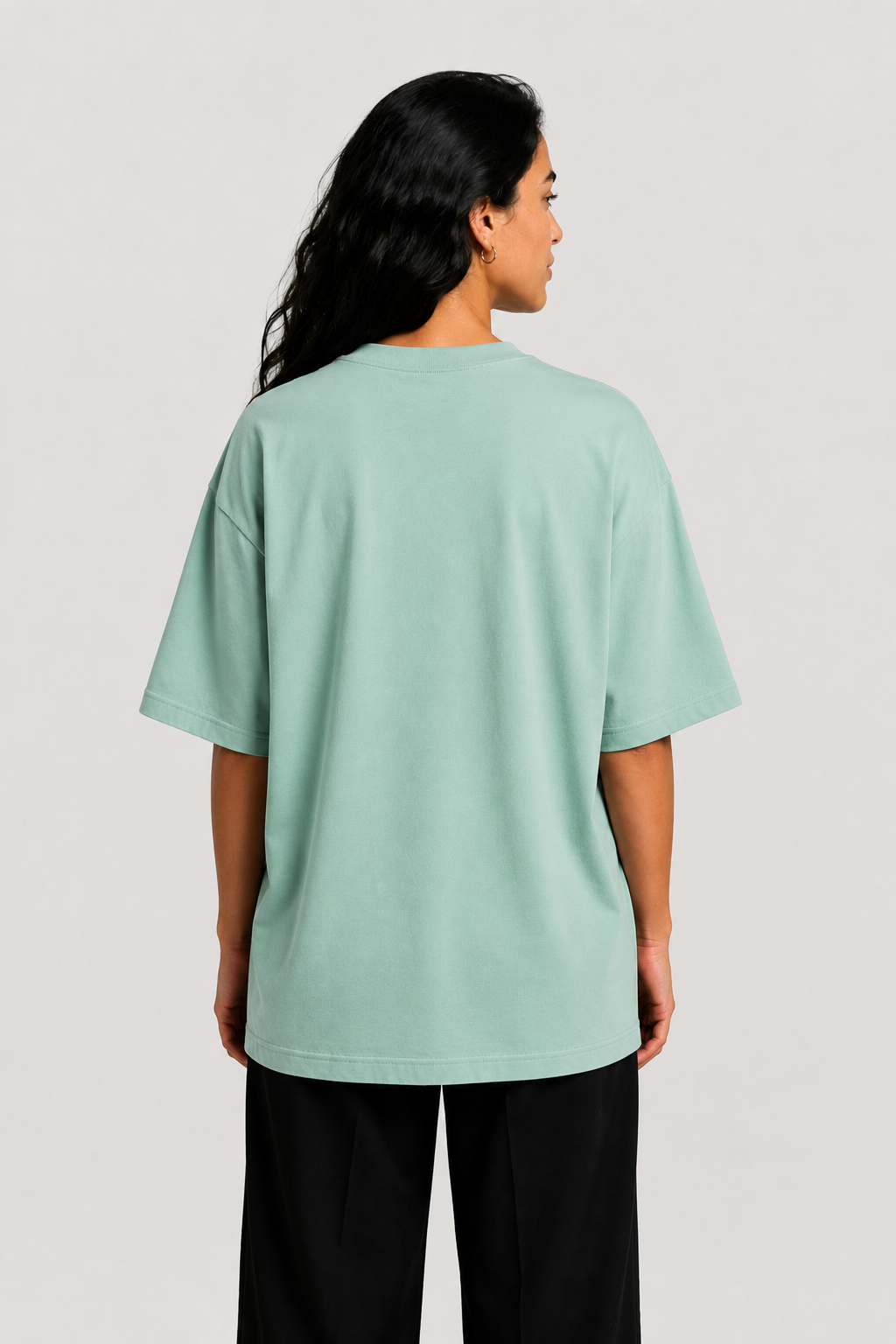YEAH Oversized T-Shirt – Sage Green