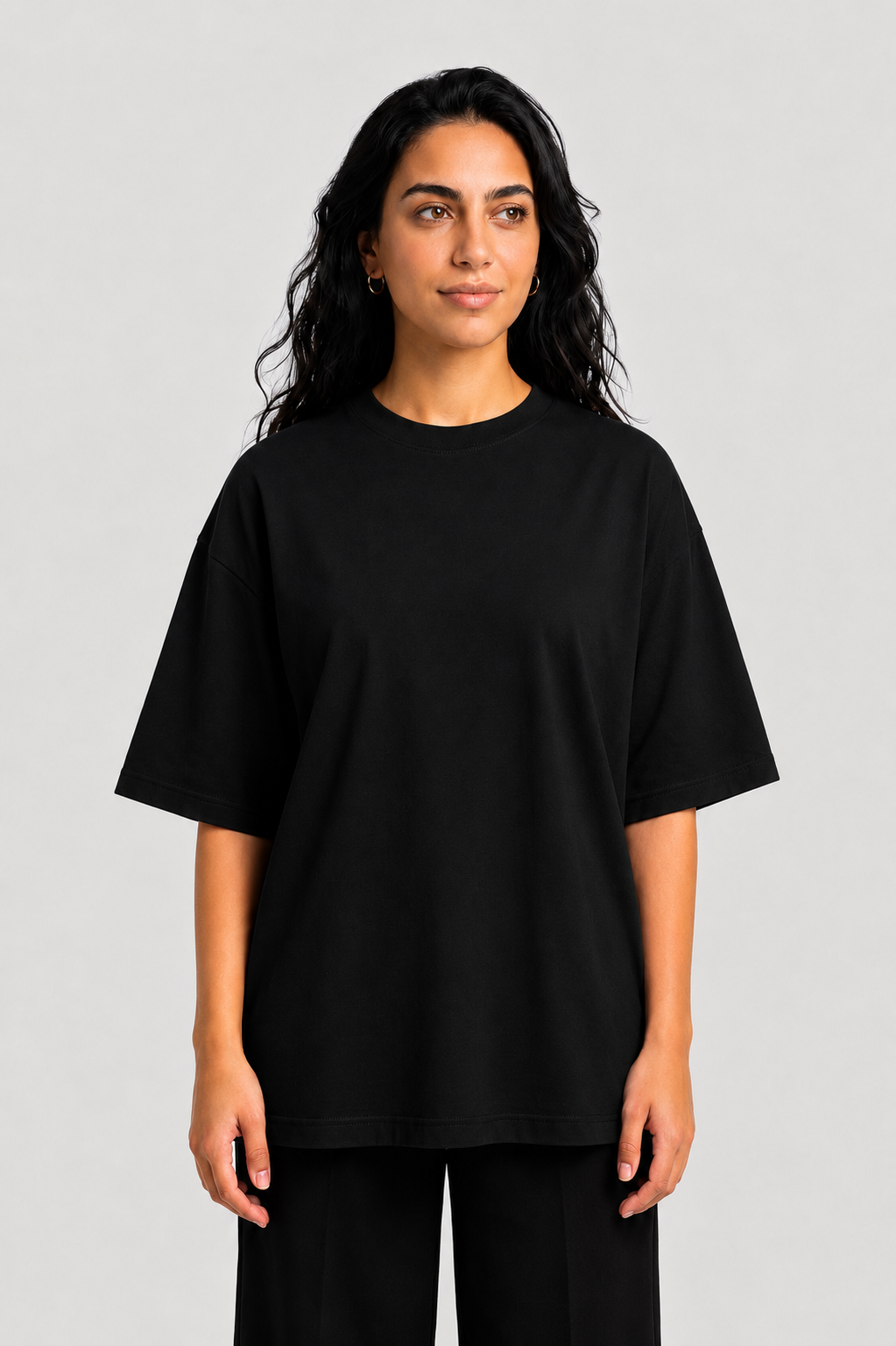 YEAH Oversized T-Shirt – Black