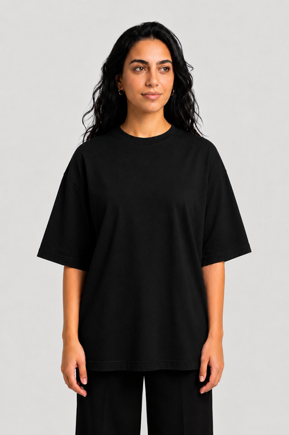 YEAH Oversized T-Shirt – Black