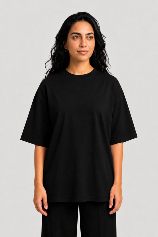 YEAH Oversized T-Shirt – Black
