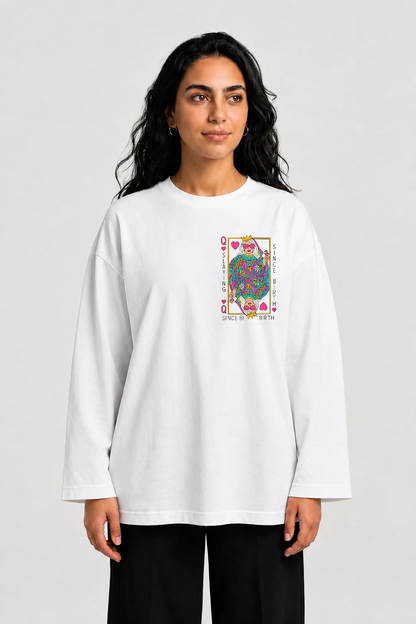 YEAH " Q Card " Printed T- Shirt