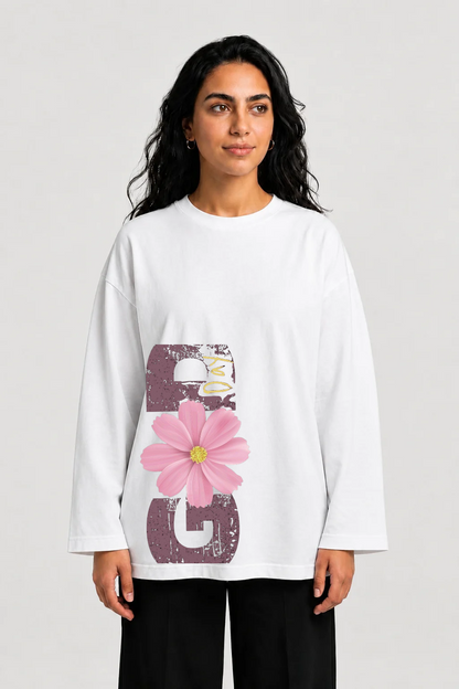 YEAH " FLOWER " Printed T- Shirt