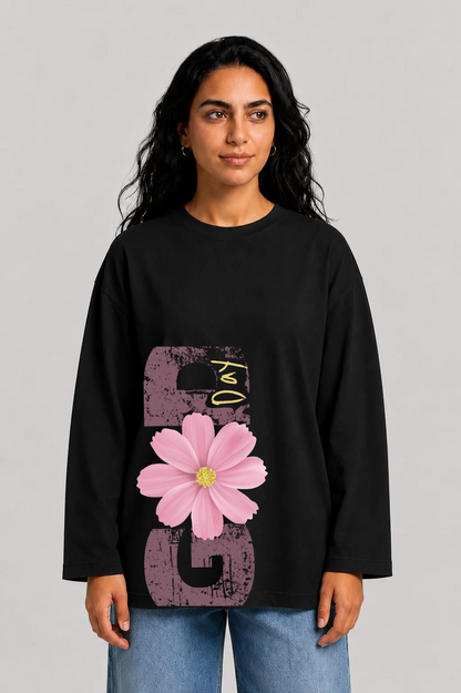 YEAH " FLOWER " Printed T- Shirt
