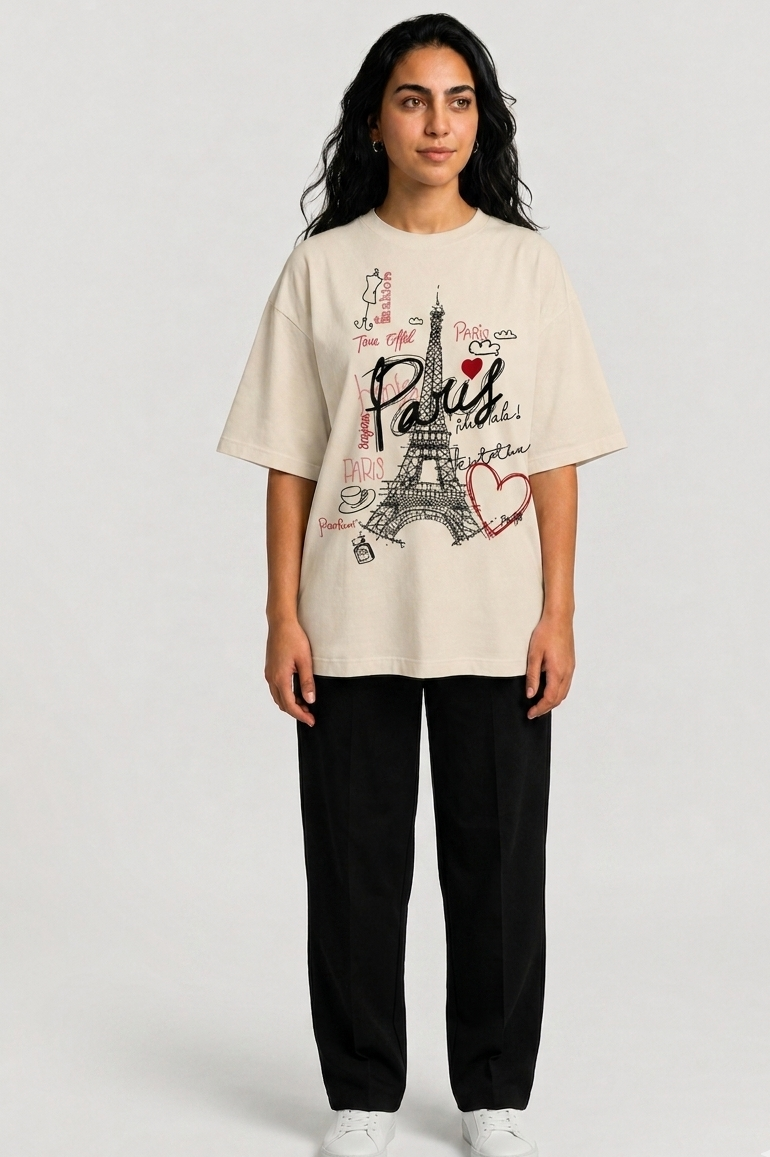 YEAH "Paris" Printed T-Shirt