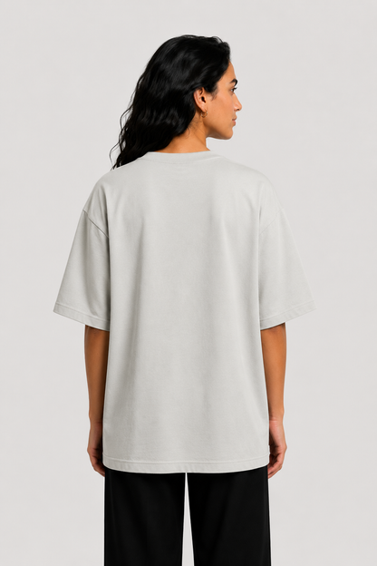 YEAH Oversized T-Shirt – Light Grey