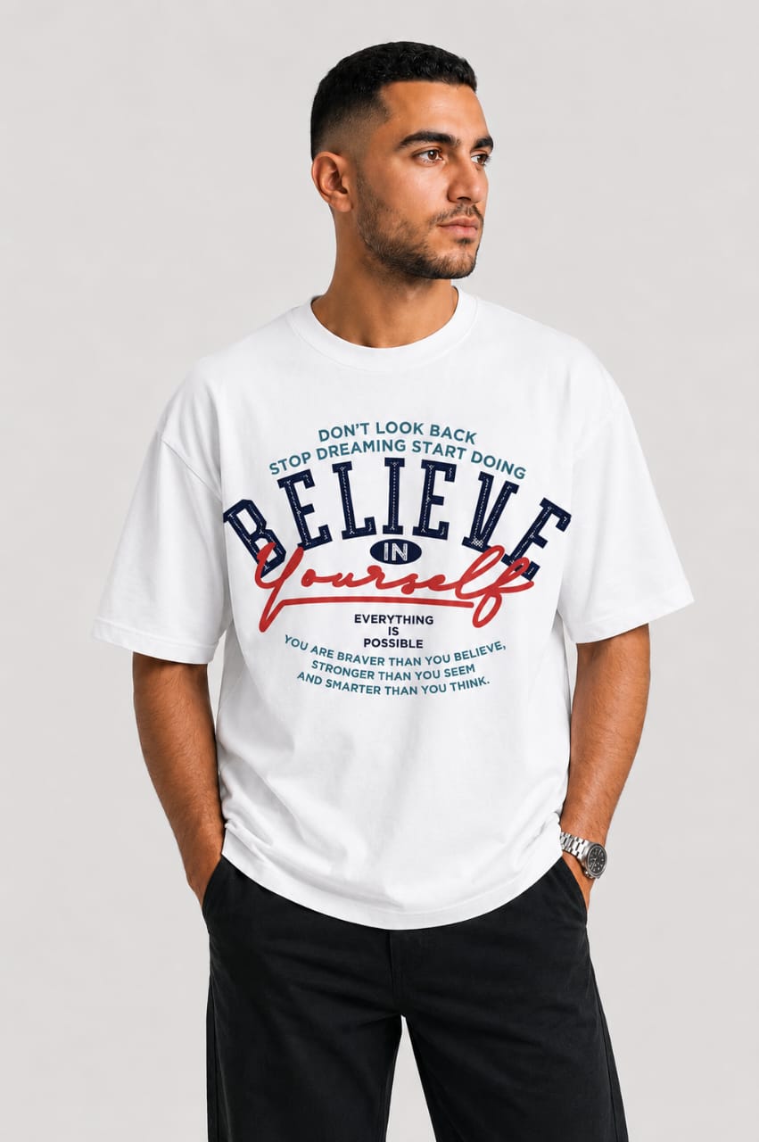 YEAH "Believe" Printed T- Shirt