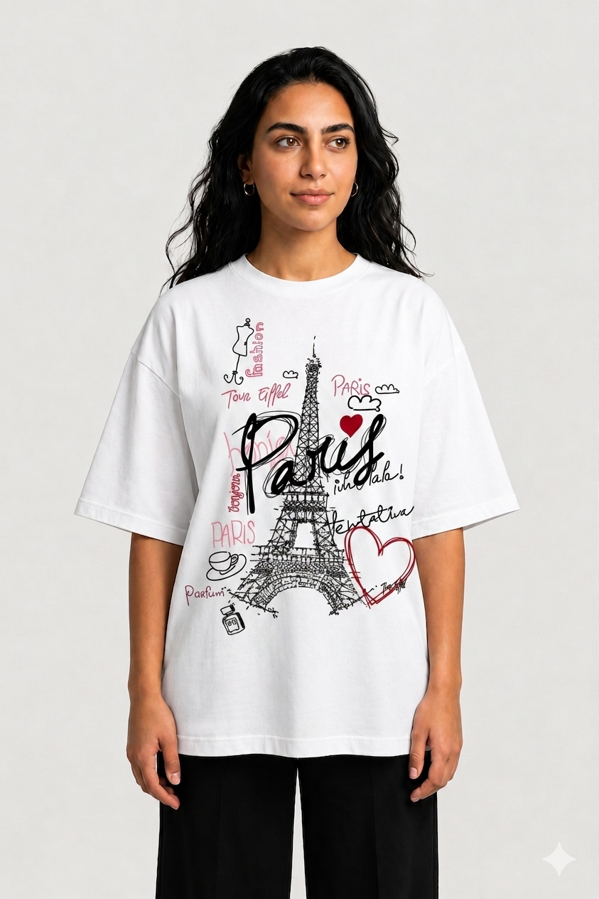 YEAH "Paris" Printed T-Shirt