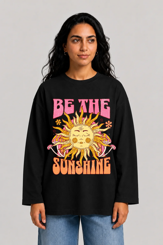 YEAH "Be The Sun" Printed T-Shirt
