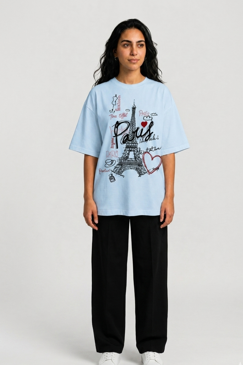 YEAH "Paris" Printed T-Shirt