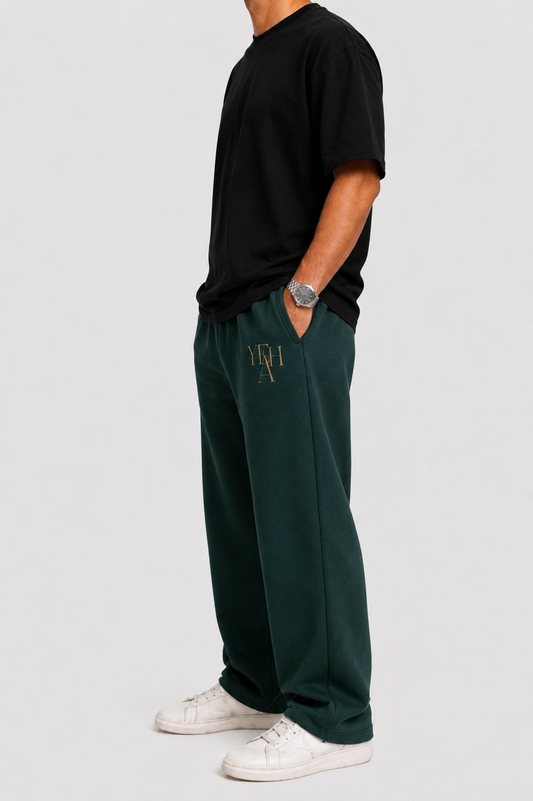 YEAH Pants – Wide Leg | Forest Green