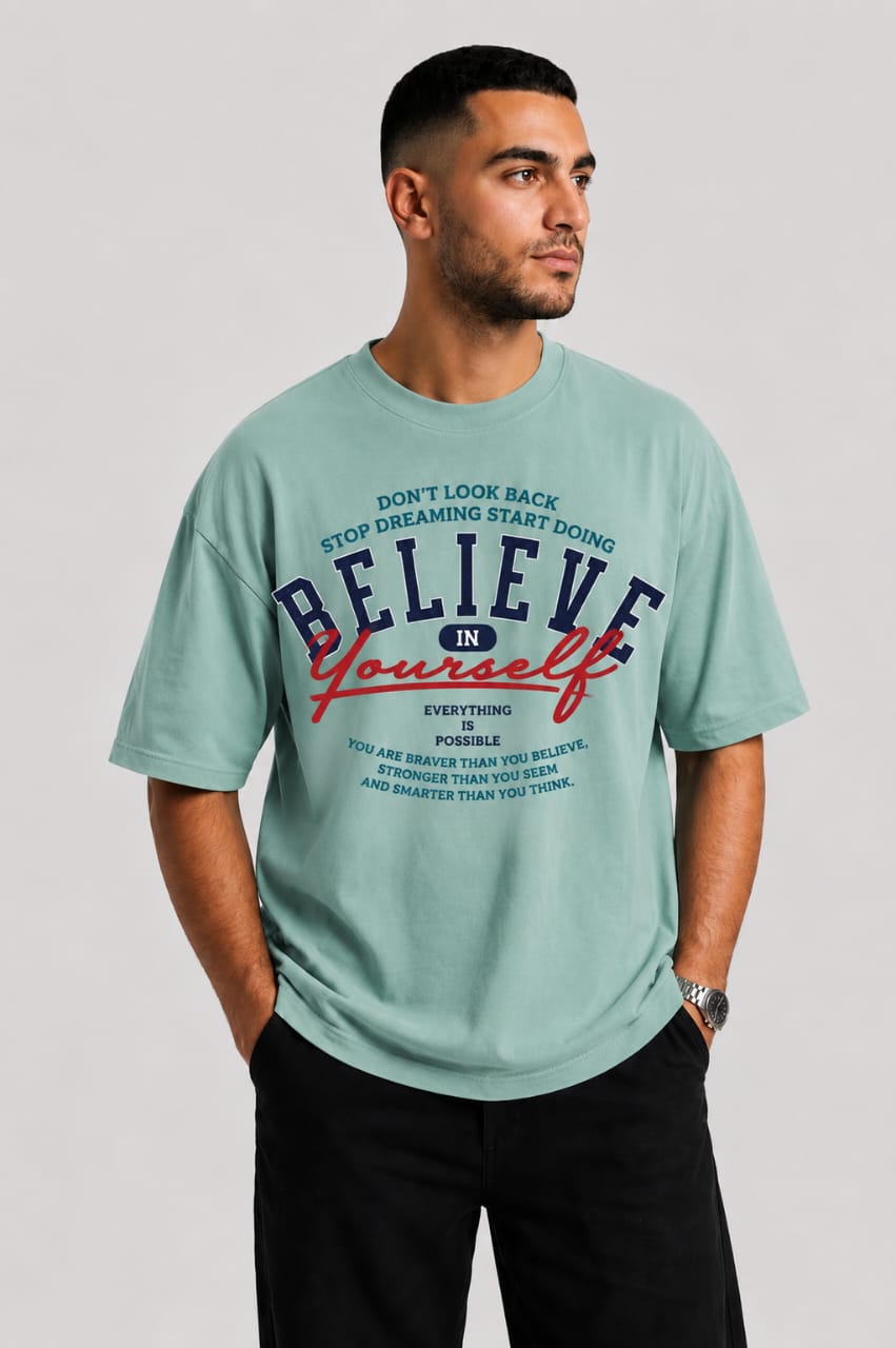YEAH "Believe" Printed T- Shirt