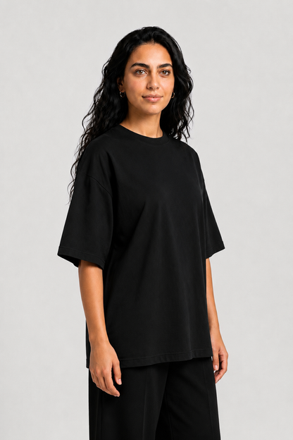 YEAH Oversized T-Shirt – Black