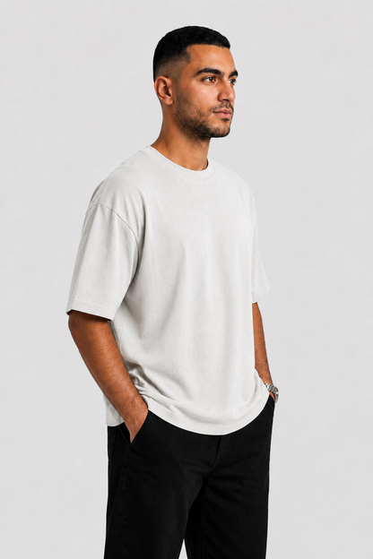 YEAH Oversized T-Shirt – Light Grey