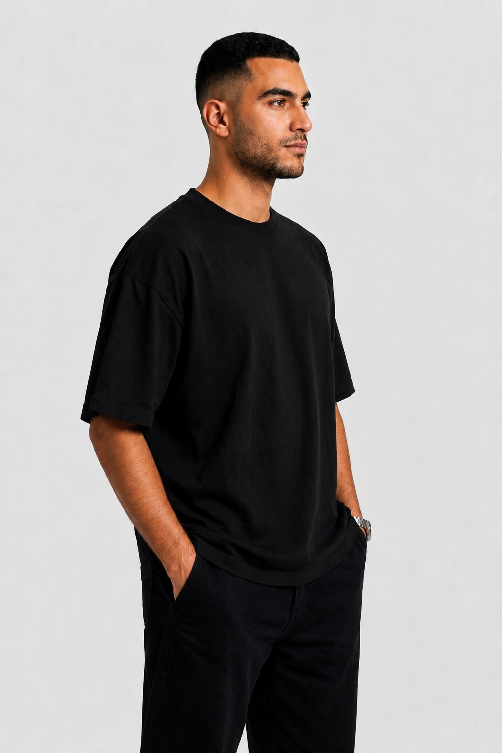 YEAH Oversized T-Shirt – Black