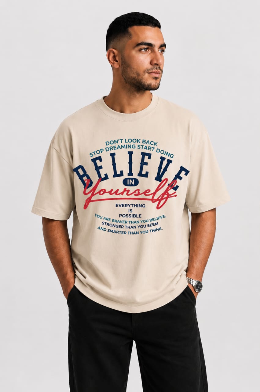 YEAH "Believe" Printed T- Shirt