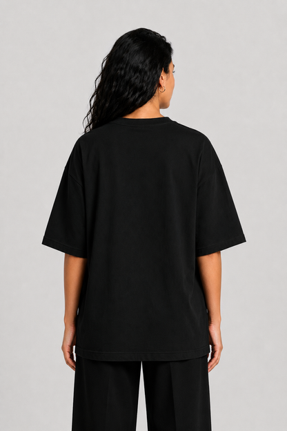 YEAH Oversized T-Shirt – Black