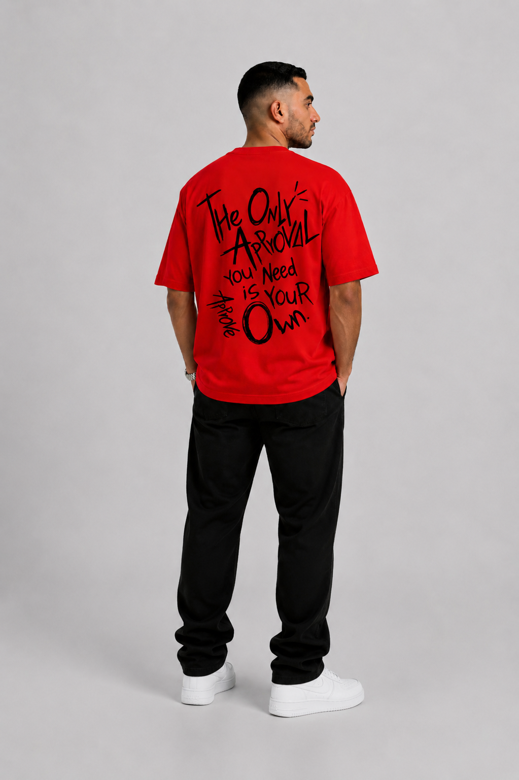 YEAH "Only Approval" Printed T-Shirt