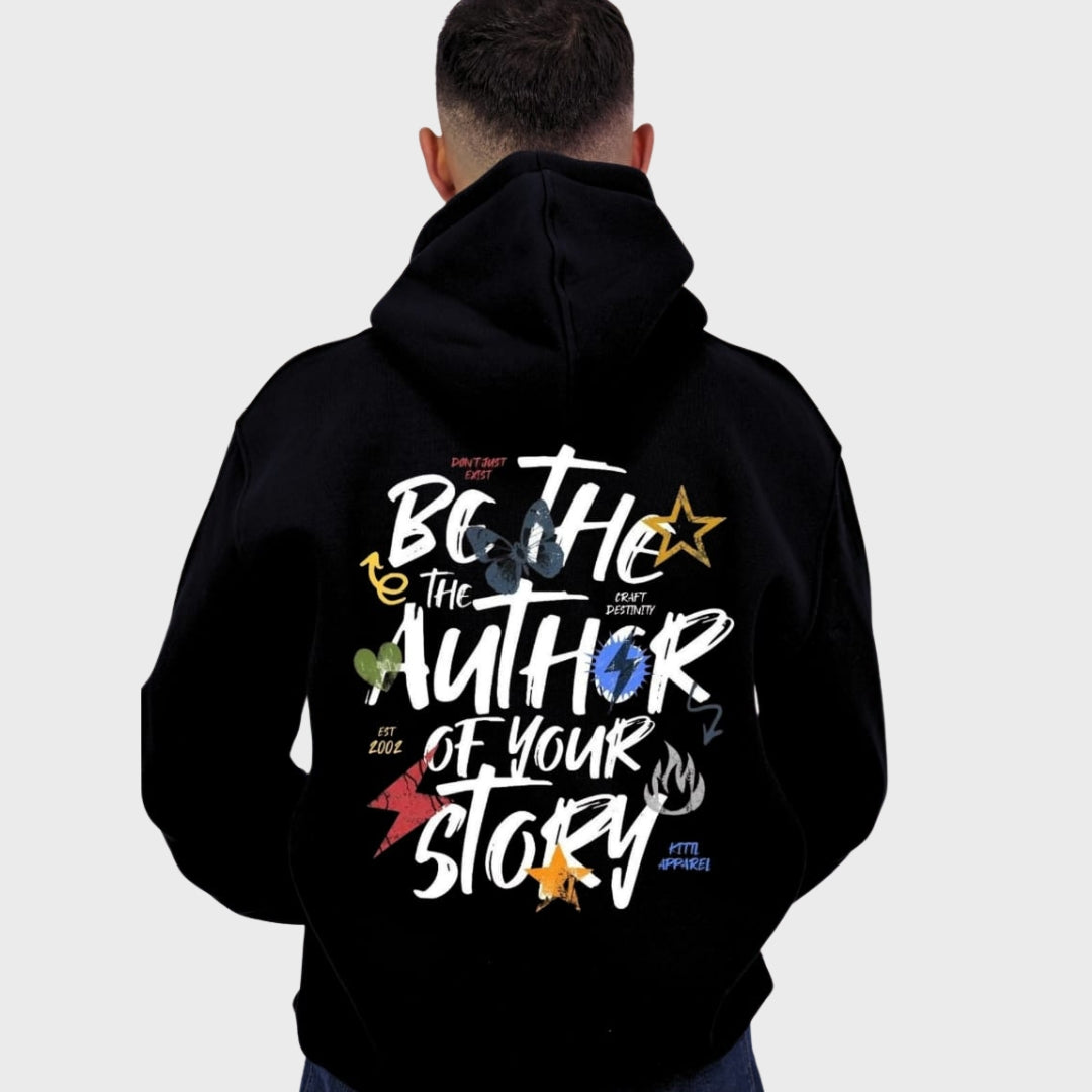 Be The Author Hoodie- Black