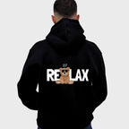 RELAX Hoodie- Black