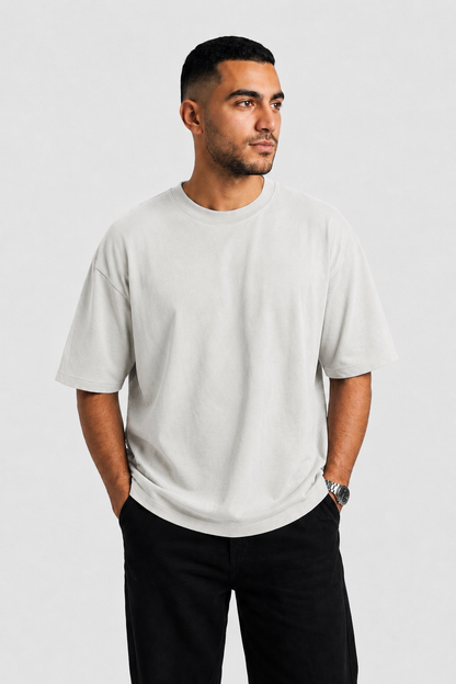 YEAH Oversized T-Shirt – Light Grey
