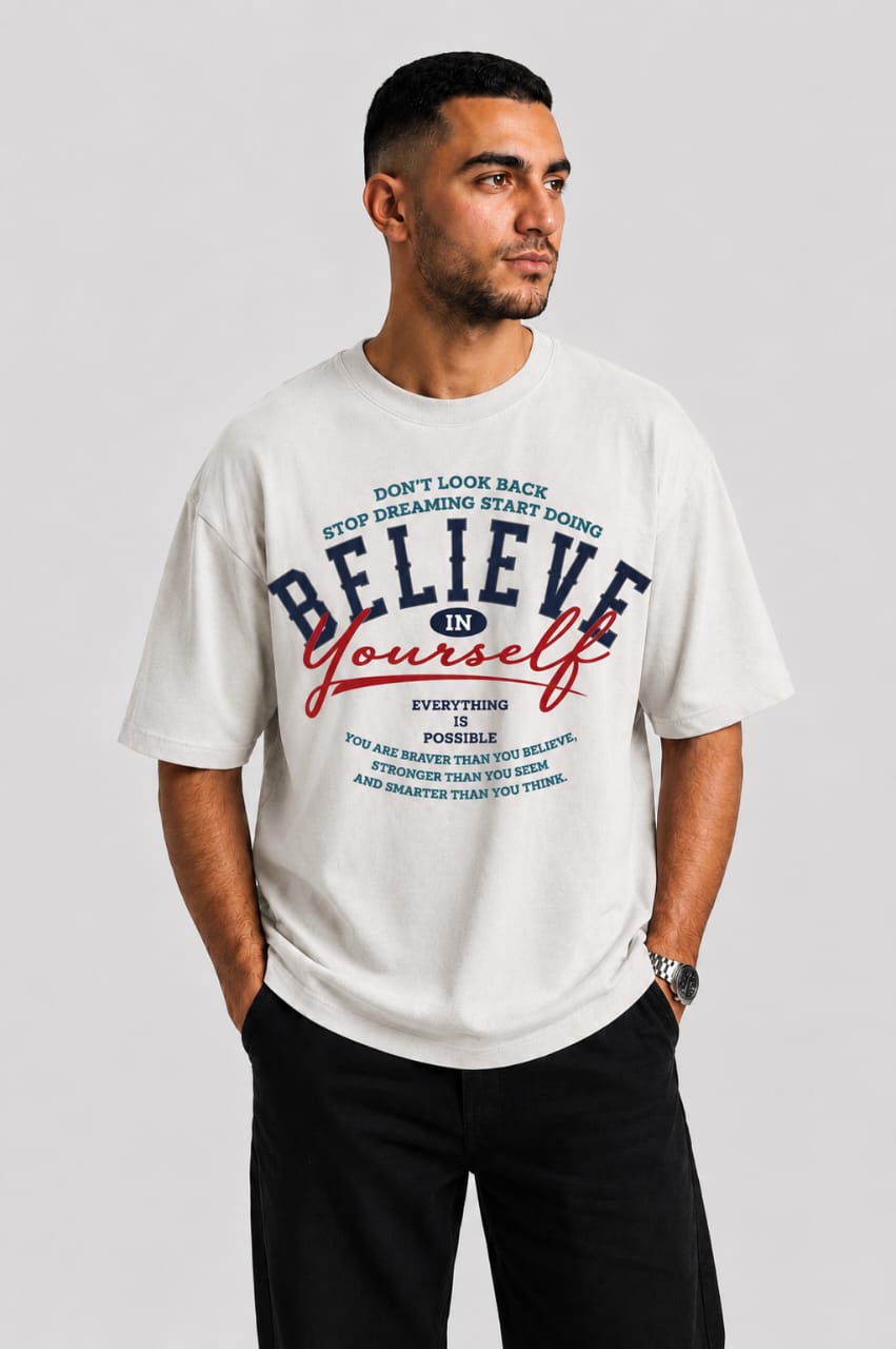 YEAH "Believe" Printed T- Shirt