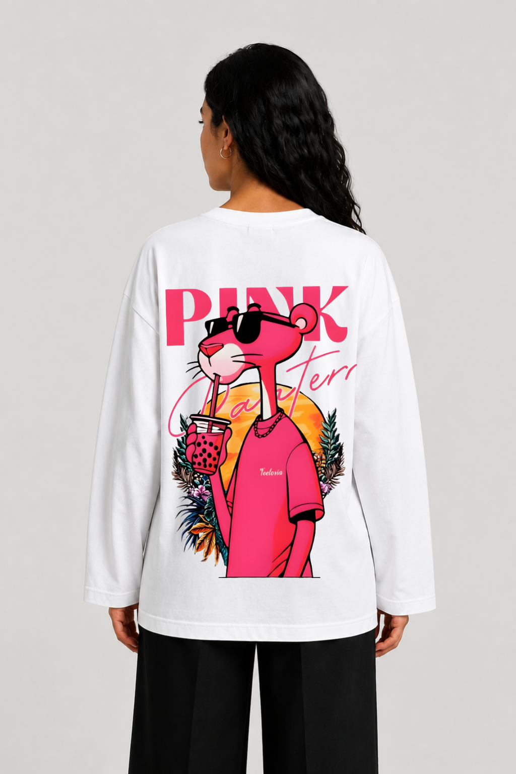 YEAH "Pink Panther" Printed Long Sleeves